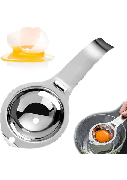 Şerit-1 Adet Yumurta Ayırıcı Paslanmaz Çelik Yumurta Sarısı Beyaz Ayırıcı Gıda Sınıfı Yumurta Bölücü Mutfak Aksesuarları Ayrı Huni Kaşık Yumurta Aracı (Yurt Dışından) fiyatları
