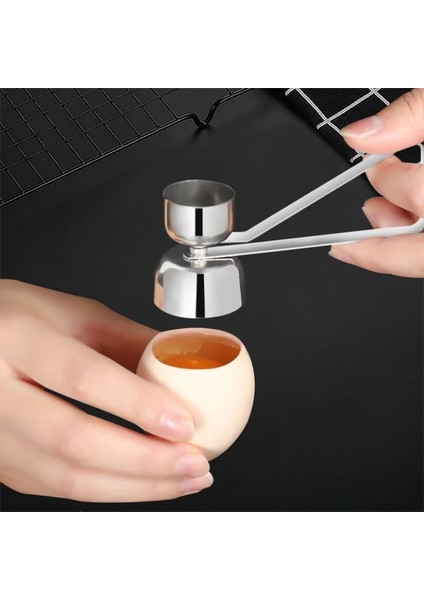 Stil 1 Yumurta Topper Kesici Kabuk Açıcı Haşlanmış Ham Metal Yumurta Makas Paslanmaz Çelik Yumurta Kraker Açılış Ayırıcı Mutfak Gadget Araçları (Yurt Dışından) modelleri