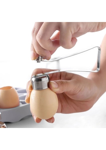 Stil 1 Yumurta Topper Kesici Kabuk Açıcı Haşlanmış Ham Metal Yumurta Makas Paslanmaz Çelik Yumurta Kraker Açılış Ayırıcı Mutfak Gadget Araçları (Yurt Dışından) fırsatları