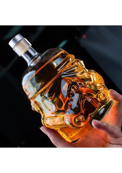 Tip-6 (2 Adet) Narin Storm Trooper Sürahi Çift Katmanlı Viski Cam Bardak 750 ml Konteyner Şarap Brendi Bourbon Arkadaş Için En Iyi Hediyeler (Yurt Dışından)