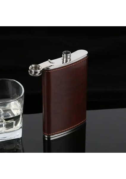 9oz 1pc 5-10OZ Paslanmaz Çelik Hip Likör Viski Alkol Şişesi Kapağı Cep Şarap Şişesi (Yurt Dışından)
