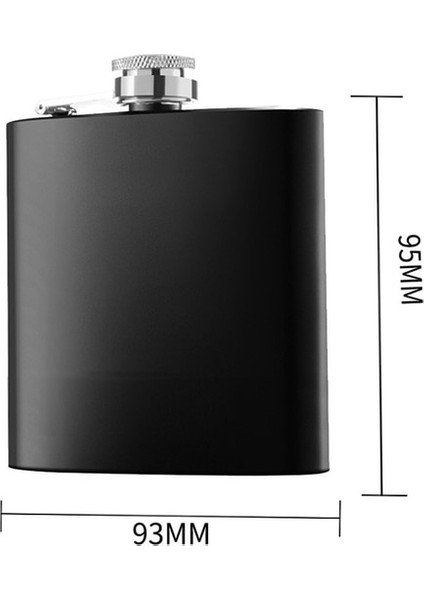 6 Oz A 6/8 Oz Cep Şişesi Cep Paslanmaz Çelik Viski Likör Şarap Şişesi Büyük Kapasiteli Seyahat Taşınabilir Kullanışlı Içki Şişesi Drinkware (Yurt Dışından)