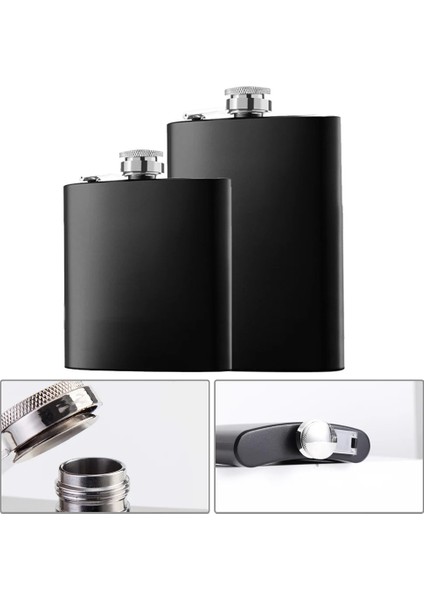 6 Oz A 6/8 Oz Cep Şişesi Cep Paslanmaz Çelik Viski Likör Şarap Şişesi Büyük Kapasiteli Seyahat Taşınabilir Kullanışlı Içki Şişesi Drinkware (Yurt Dışından) indirimleri