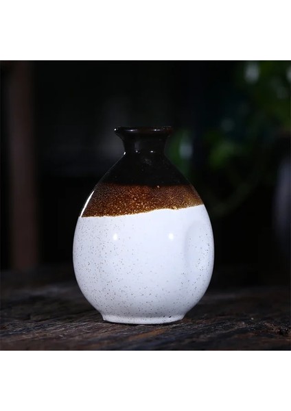 Stil 11 500ML Sake Dağıtım Karaf Likör Isıtıcı Ev Seramik Şişe Barware Flagon Küçük Stoup Tekli Mantarlı Pot (Yurt Dışından)