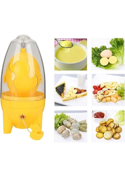 Mavi Roket Manuel Altın Yumurta Çektirme Karıştırıcı Karıştırıcı Karıştırma Makinesi Çektirme Gıda Sınıfı Silikon Yumurta Döndürücü Yumurta Kırmadan (Yurt Dışından) fırsatları