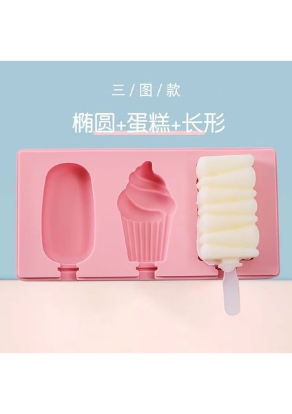 Stil 8 1 Adet Silikon Dondurma Kalıp Popsicle Sevimli Karikatür Hayvan Pop Kapakları ve Çubukları ile Yeniden Kullanılabilir Diy Yapımı Yaz Favorileri 4 Adet/grup (Yurt Dışından)