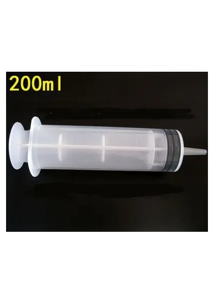 SYRINGE200ML 1 Adet Ev Kullanışlı Plastik Şırınga 50/60/100/150/200/300 ml Yeniden Kullanılabilir Pompa Ölçüm Plastik Şırınga Şeffaf Tüp Ölçüm Için (Yurt Dışından)