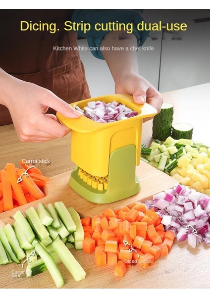 Beyaz Mutfak Sebze Kesici Manuel Dilimleme Patates Cipsi Kesme Kutusu Havuç Soğan Doğrama Kıyıcı Meyve Gıda Parçalayıcı Mutfak Aletleri (Yurt Dışından) fiyatları