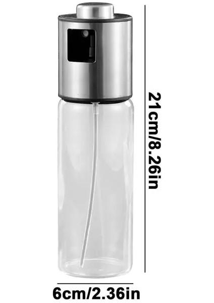 Pişirme Için Beyaz Zeytinyağı Dağıtıcı Yağ Püskürtücü 350ML Zeytinyağı Sprey Şişesi Hava Fritözü Pişirme Salatası Yapımı Için Yemeklik Yağ Dağıtıcı (Yurt Dışından)