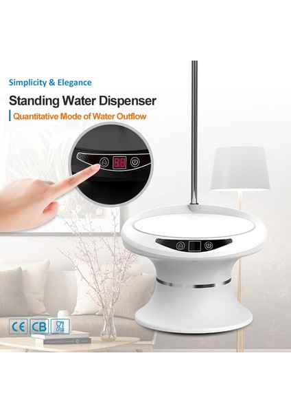 C 1.6l Otomatik Su Sebili Elektrikli Su Galon Şişe Namlulu Pompa USB Şarj Edilebilir Taşınabilir Içecek Sebili Su Şişesi Pompası (Yurt Dışından) fırsatları