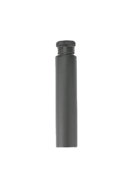Düz 30 ml Siyah Paslanmaz Çelik Boru Cep Şişesi 1-2 Oz Viski Votka Cep Şişesi Boyalı (Yurt Dışından)