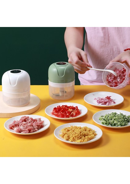 Beyaz (100ML) Sarımsak Kırıcı Rende Basın Dicer Mutfak Robotları Öğütücü Kıyıcı Kıyma Makinesi Elektrikli Mini Sarımsak Blender Mutfak Aksesuarları (Yurt Dışından) indirimleri