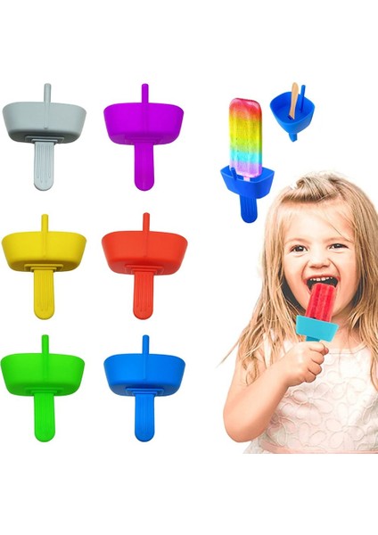 Gri Çift Buz Pop Guard Silikon Popsicle Koruyucular Dondurma Braketi Anti-Akış Dondurma Tutucu Damlamaya Dayanıklı Popsicle Rafı (Yurt Dışından)