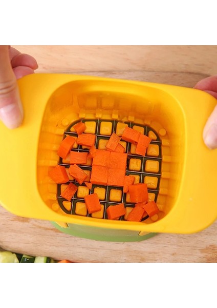 Beyaz Mutfak Sebze Kesici Manuel Dilimleme Patates Cipsi Kesme Kutusu Havuç Soğan Doğrama Kıyıcı Meyve Gıda Parçalayıcı Mutfak Aletleri (Yurt Dışından) indirimleri