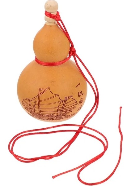 Haki Kabak Şişe Su Doğal Wu Çin Lou Pot Sürahi Iyi Konteyner Lu Içme Şans Hu Heykeli Sake Şişesi Zenginlik Su Kabağı Depolama (Yurt Dışından)