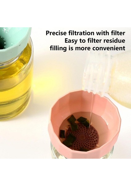 Mor Mutfak Hunisi Yağ Şişesi Mini Dolum Mutfak Hunisi Çok Amaçlı Silikon Pp Huni Pişirme Tozu Baharat (Yurt Dışından) modelleri