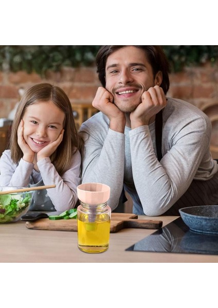 Mor Mutfak Hunisi Yağ Şişesi Mini Dolum Mutfak Hunisi Çok Amaçlı Silikon Pp Huni Pişirme Tozu Baharat (Yurt Dışından) indirimleri