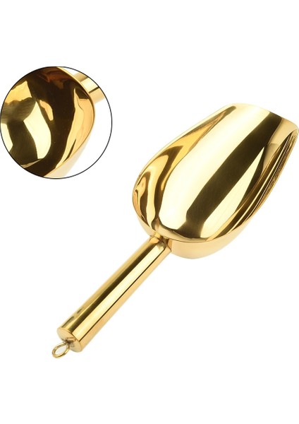 Gümüş Paslanmaz Çelik Buz Kepçe Şeker Buz Kazıyıcı Büfe Bar Gıda Ölçme Kepçe Kürek Un Kuru Mallar Kürek Mutfak Küreği Gadget (Yurt Dışından) fiyatları