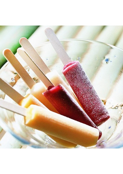 100 Adet 2021 Sıcak Satış 11.4*1cm Doğal Ahşap Pop Dondurma Çubukları Ahşap El Sanatları Dondurma Çubukları Dondurma Çubukları Buzlu Şeker Aksesuarları (Yurt Dışından) modelleri