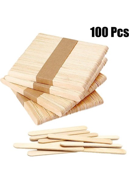 100 Adet 2021 Sıcak Satış 11.4*1cm Doğal Ahşap Pop Dondurma Çubukları Ahşap El Sanatları Dondurma Çubukları Dondurma Çubukları Buzlu Şeker Aksesuarları (Yurt Dışından) indirimleri