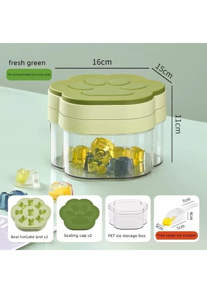 Stil 7 Gıda Sınıfı Yumuşak Silikon Ayı Buz Küpü Kalıp Ev Yapımı Dondurulmuş Yaz Ev Kullanımı Için Söndürme Buz Küpleri Ticari Buz Saklama Kutusu (Yurt Dışından) fiyatları