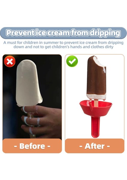 2 Adet Yeşil Yeni Damlama Geçirmez Popsicle Raf Damla Ücretsiz Buz Tutucu Hiçbir Karışıklık Ücretsiz Dondurulmuş Davranır Raf Popsicle Tutucu Çocuklar Için Saman ile Dondurma (Yurt Dışından) indirimleri