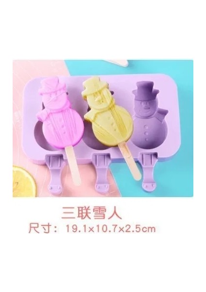 Stil 4 Silikon Dondurma Kalıp Yeniden Kullanılabilir Popsicle Kalıpları Karikatür Hayvan Kalıp Jöle Meyve Dondurma Kalıp Yaz Mutfak Aksesuarları (Yurt Dışından)