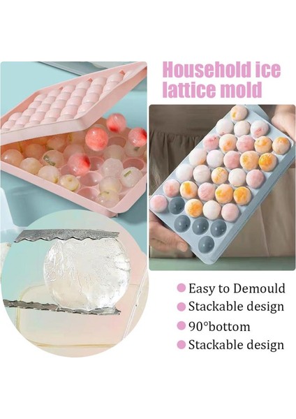 03 17X10 cm Mutfak Plastik Kalıplar Buz Kalıbı Yuvarlak Buz Kalıpları Ev Bar Parti Kullanımı Yuvarlak Top Yapımcıları Dıy Dondurma Kalıp (Yurt Dışından)