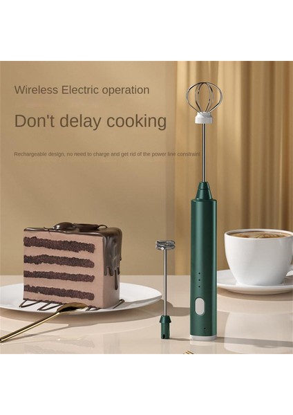 01 Ev Kablosuz Elektrikli Çırpma Şarj Çok Fonksiyonlu Ev El Kahve Süt Köpürtücü Pişirme Aracı Mutfak Yumurta Aracı (Yurt Dışından) indirimleri