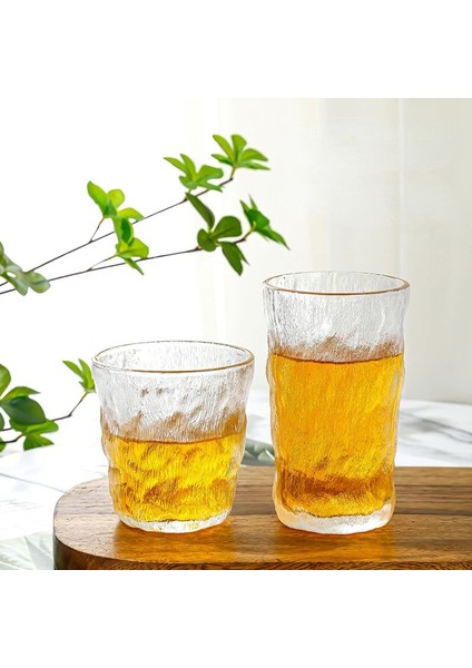 D Japon Şeffaf Meyve Suyu Bardağı Drinkware Vaso Cam Kahve Caneca Verre Bira Copo Viski Şarap Taza Tasse Cerveja Caneca (Yurt Dışından)