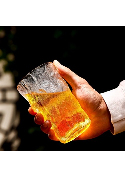 D Japon Şeffaf Meyve Suyu Bardağı Drinkware Vaso Cam Kahve Caneca Verre Bira Copo Viski Şarap Taza Tasse Cerveja Caneca (Yurt Dışından)
