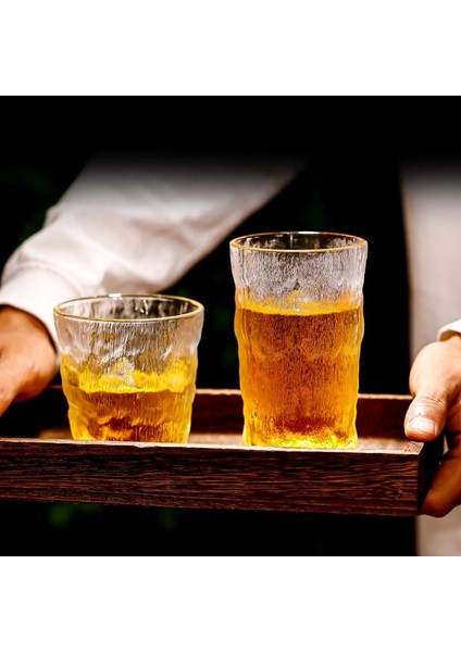 D Japon Şeffaf Meyve Suyu Bardağı Drinkware Vaso Cam Kahve Caneca Verre Bira Copo Viski Şarap Taza Tasse Cerveja Caneca (Yurt Dışından)
