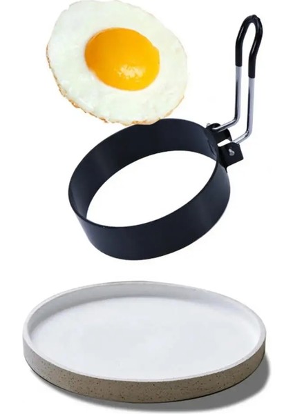 5 Adet Paslanmaz Çelik Yumurta Halkası Kolay Depolama Kalıp Paslanmaz Çelik Yumurta Halkası Seti Silikon Saplı Omlet Kalıpları Ev Mutfak Için (Yurt Dışından)