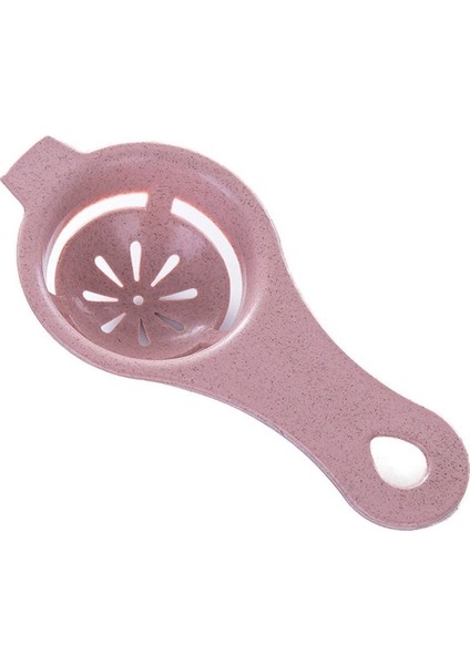 Pembe 1 Adet Düz Renk Yumurta Ayırıcı Güvenli Buğday Samanı Yumurta Bölücü Aracı Plastik Yumurta Beyaz Sarısı Filtre Mutfak Pişirme Ayırıcı Gadget (Yurt Dışından)