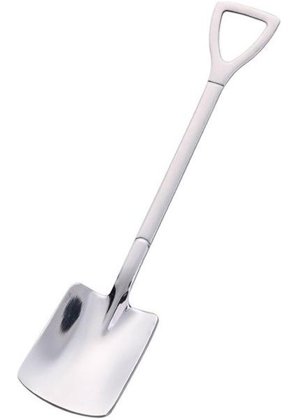 Gümüş Kürek Tipi Çok Renkli Dondurma Kaşığı Yaratıcı Kürek Şekilli Meyve Karpuz Kepçe Kahve Süt Çay Şeker Cafe Restaurant Için Karıştırma Kaşığı (Yurt Dışından)