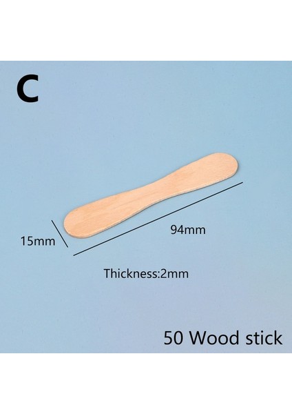 50 Adet-94 cm 50/100 Adet Dondurma Dondurma Çubuğu Ahşap Dondurma Çubukları Ev Yapımı Dondurma Kaşığı El Sanatları Çubuk Popsicle Aksesuarları (Yurt Dışından)