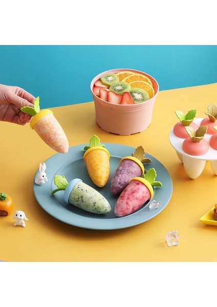 1 Adet B3 1 Adet Dondurma Kalıp Gıda Sınıfı Silikon Popsicle Kalıp Buz Yapıcı Bebek Dıy Gıda Takviyesi Araçları Meyve Sarsıntı Aksesuarları (Yurt Dışından)