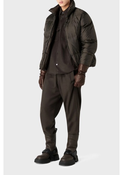 Çift Taraflı Su ve Rüzgar Geçirmez Dik Yaka Regular Fit Mont Erkek Mont 6R1B65 1nvsz F556 indirimleri