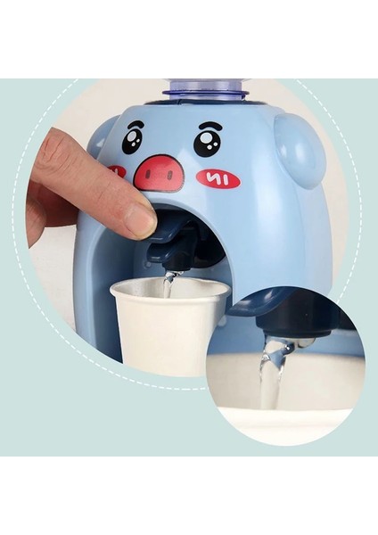 Mor Kutu ile Mini Su Sebili Bebek Oyuncak Içme Suyu El Basın Su Şişesi Pompası Soğutucu Gerçekçi Sevimli Çocuk Cosplsy Sahne Ev (Yurt Dışından) indirimleri