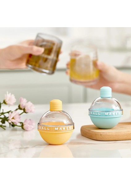 Pembe-B Buz Topu Viski Şarap Tazeleme Dekor Için Kalıp Yapma Buz Hokeyi Buz Küpü Aracı Silika Jel Ev Buz Küpü Topu Buz Küpü Mutfak (Yurt Dışından) fırsatları