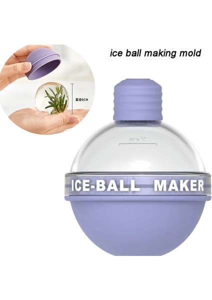 Pembe-B Buz Topu Viski Şarap Tazeleme Dekor Için Kalıp Yapma Buz Hokeyi Buz Küpü Aracı Silika Jel Ev Buz Küpü Topu Buz Küpü Mutfak (Yurt Dışından) indirimleri