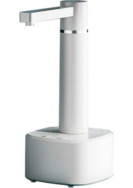 Beyaz 220V 4W Namlulu Su Pompası Masaüstü 1200MAH Elektrikli Galon Pompa USB Şarj 3 Vitesli Ayar Ev Kullanımı Için Akıllı Kantitatif (Yurt Dışından)