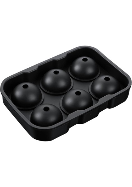 Mor Silikon Buz Küpü Tepsileri Yuvarlak Buz Küpü Kalıp Küreleri Buz Topu Makinesi (6 Yuvarlak Buz Topu Siyah) (Yurt Dışından) fiyatları