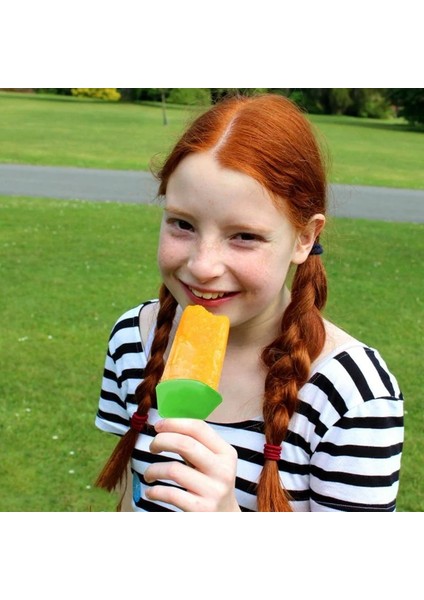 Kırmızı 4 Adet Damlama Geçirmez Popsicle Raf Damla Ücretsiz Buz Tutucu Saman ile Karikatür Tarzı Taşınabilir Dondurulmuş Davranır Raf Tepsisi Çocuklar Için Popsicle Tutucu (Yurt Dışından)