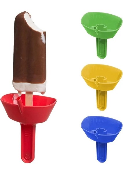 Kırmızı 4 Adet Damlama Geçirmez Popsicle Raf Damla Ücretsiz Buz Tutucu Saman ile Karikatür Tarzı Taşınabilir Dondurulmuş Davranır Raf Tepsisi Çocuklar Için Popsicle Tutucu (Yurt Dışından)