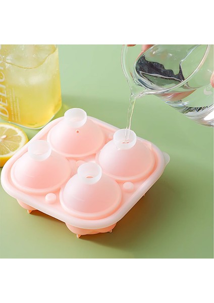 Pembe Silikon Dünya 3D Gül Buz Küpü Silikon Kalıplar Gıda Sınıfı Buz Hokeyi Tepsileri Yapmak 4 Gül Çiçek Şekli Buz Topu Makinesi (Yurt Dışından) fırsatları