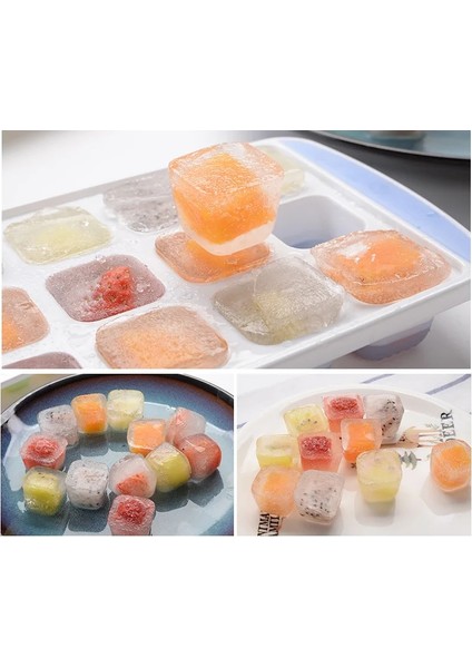 12 Buz Küpü Tepsi Silikon Formları Buz Silikon Glacon Kalıpları Dıy Buz Küpü Makinesi Kalıp Kolay Serbest Bırakılan Magnum Silikon Kalıp (Yurt Dışından) indirimleri