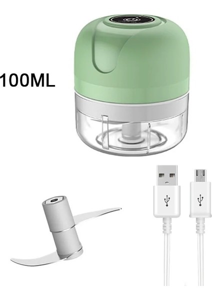 Yeşil 100ML 100/250ML Mini Elektrikli Sarımsak Kıyıcı USB Kıyma Makinesi Sarımsak Ezici Makinesi Dayanıklı Sebze Kırıcı Mutfak Alet Aracı (Yurt Dışından) modelleri