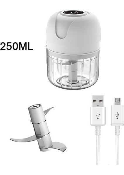 Yeşil 100ML 100/250ML Mini Elektrikli Sarımsak Kıyıcı USB Kıyma Makinesi Sarımsak Ezici Makinesi Dayanıklı Sebze Kırıcı Mutfak Alet Aracı (Yurt Dışından) fırsatları