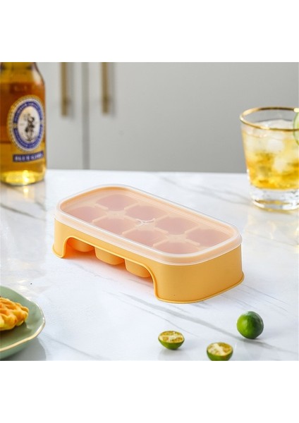 A02 Kare 8 Izgara Buz Kalıp Ev Yapımı Dondurma Popsicle Hızlı Dondurucu Buzdolabı Buz Yapım Makinesi Ev Mutfak Aletleri (Yurt Dışından)